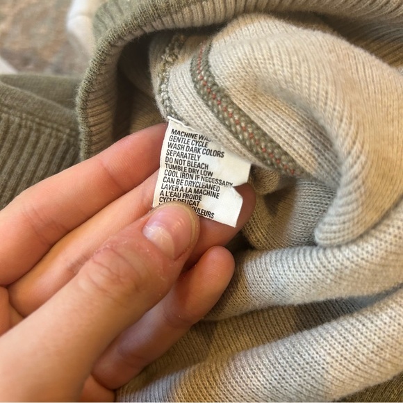 Tommy Bahama Mens XXL Olive Green Half-Zip Sweater PERFECT CONDITION - Picture 13 of 13